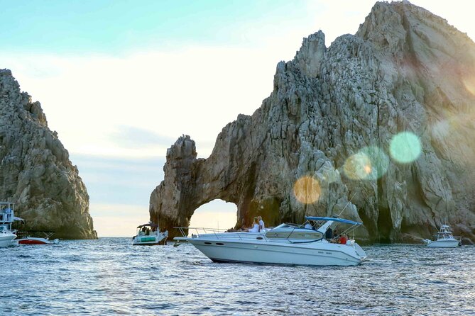 1 Hour Cabo Highlights on a 33ft Luxury Yacht - Pelican Rock: Where the Water Gets Interesting