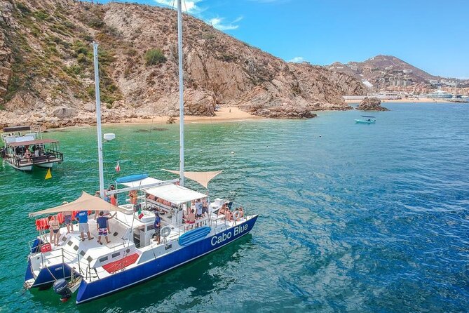 3 hour Snorkeling and Catamaran in Cabo San Lucas - Food on board: included snacks, and optional meals if you want more