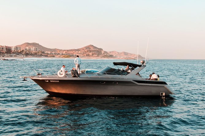 3Hr Private Yacht Cruise in Cabo As if you were aboard your own Private Yacht.Al - Cabo from the stern: what this private cruise is really like