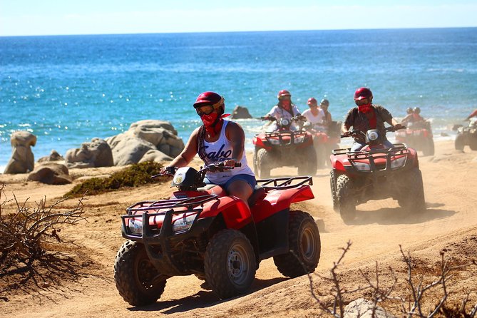 ATV Desert & Beach ride over the mountains and through Migrino beach! - The ATVs: Semi-Automatic Power and Choosing One- vs Two-Seaters