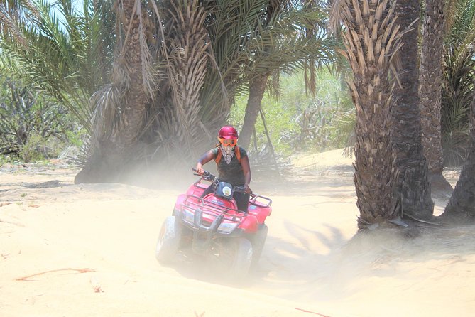 ATV Desert & Beach ride over the mountains and through Migrino beach! - Safety Gear and Comfort: Goggles, Bandanna, Heat, and the Dust Factor
