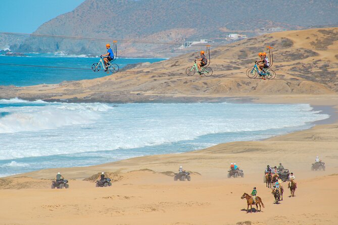 Beach ATV Adventure, Free Horseback Ride, and Sky Bike Experience - Horseback on the Pacific: Gentle Pace, Real Baja Scale