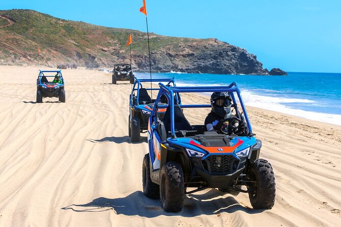 Beach CAN-AM SXS X3 and Horseback Ride in Cabo - Polaris RZR SXS time: ages, sharing, and safety briefing