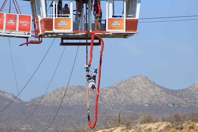 Bungee Jump in Los Cabos - Park time at Wild Canyon: water park, sanctuary, bridge