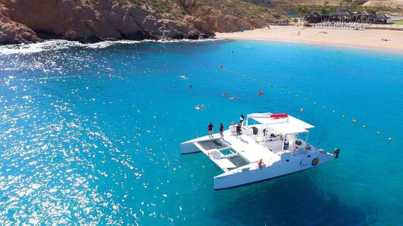 Cabo Catamaran Snorkel: Arch & Santa Maria, Open Bar, Snacks - Open Bar, Snacks, and On-Deck Vibes on the Ride Back