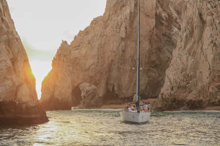 Cabo Luxury Sunset Sailing Adventure with Open Bar - The route during sunset: where the light show actually happens