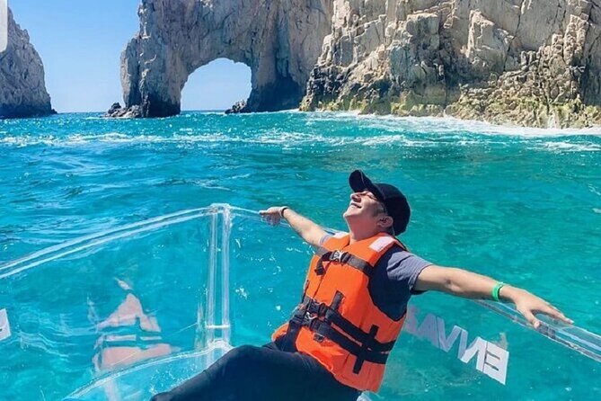 Cabo's Original Clear Boat Tour: See the Arch and Land's End - How Long It Feels: 45 Minutes of Cabo Highlights