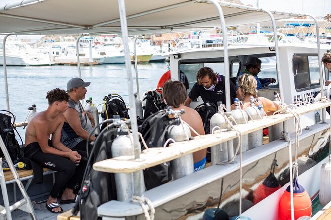 Cabo San Lucas 2 Tank Scuba Diving - First Underwater Stop: Shallow Check, Then the Drop-Off
