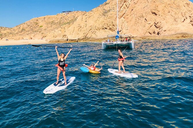 Cabo San Lucas and Santa Maria Bay Snorkeling Sightseeing Cruise - Santa Maria Beach: snorkeling from offshore and how to use your 45 minutes