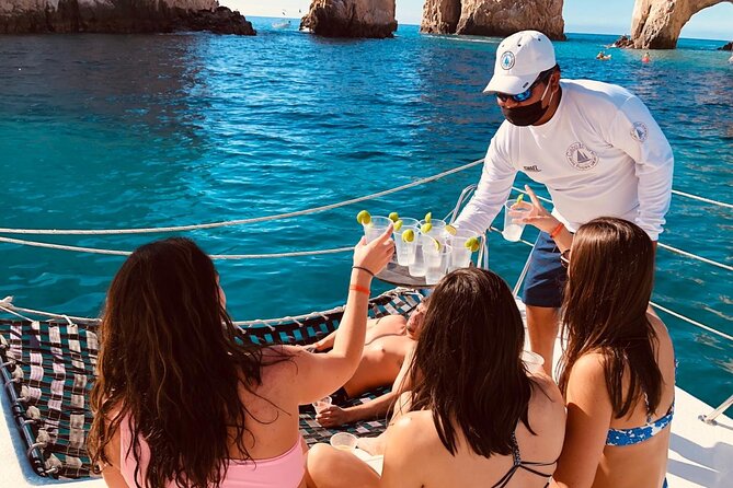 Cabo San Lucas and Santa Maria Bay Snorkeling Sightseeing Cruise - Sea life sightings: whales, sea turtles, and what is actually realistic