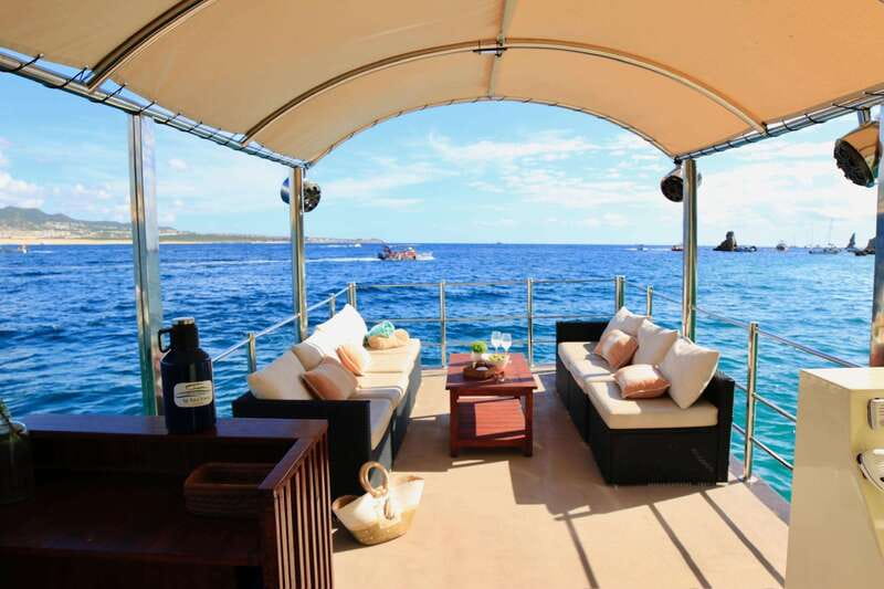 Cabo San Lucas Private Mini Catamaran Tour - On-Board Extras: Music, Drinks, Paddle Board