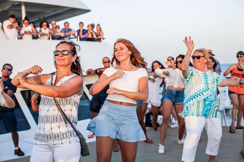 Cabo San Lucas: Sunset Dinner Cruise - A 100-foot double-decker catamaran built for sunset hours