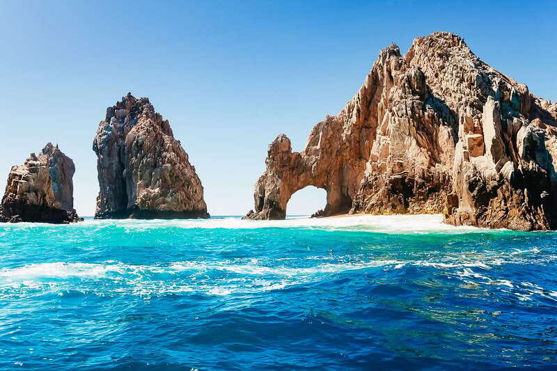 Cabo San Lucas: Sunset Dinner Cruise - Land’s End landmarks: Lover’s Beach, Pelican Rock, and Neptune’s finger