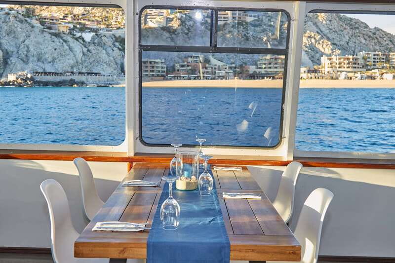 Cabo: Sunset Cruise with Dinner, Music & Open Bar - Sailing Time to Los Arcos and the Land’s End Turn