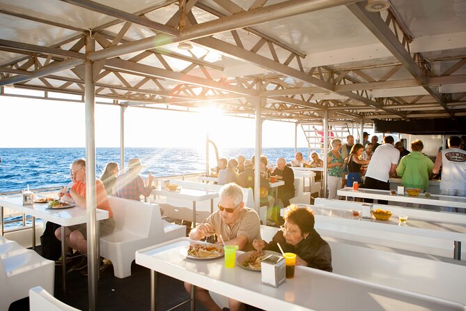 Cabo Sunset Dinner Cruise: Fajitas, Lands End and Party - Dinner Onboard: Fajitas-Style Buffet and Open Bar