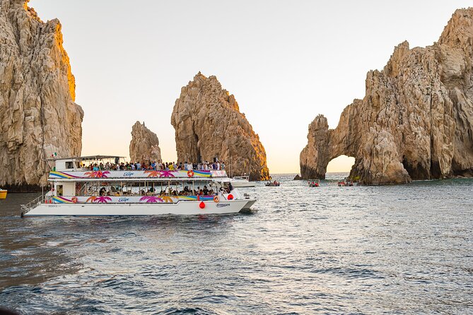 Cabo Sunset Dinner Cruise: Fajitas, Lands End and Party - Party Energy After Dark: Music, Dancing, Games