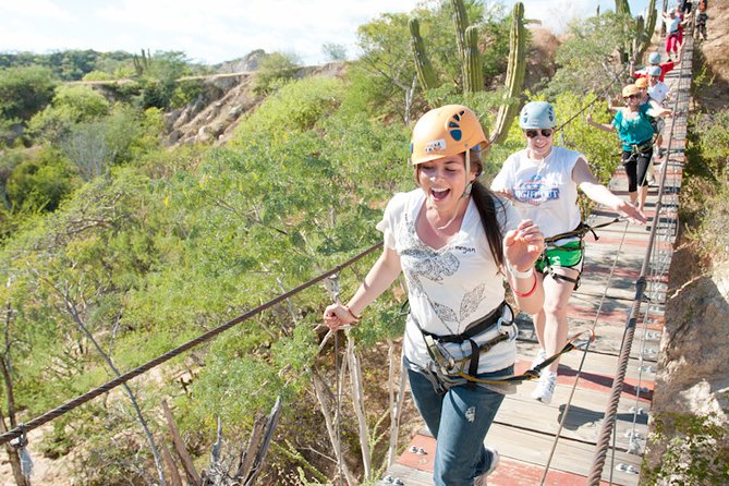 Cabo Zip-line and Rappelling Adventure - The zip-line route: seven rides over Baja scenery