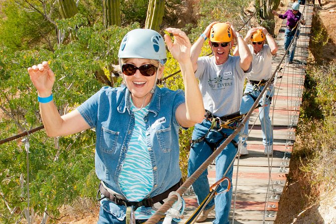 Cabo Zip-line and Rappelling Adventure - Rappelling: controlled descent, real adrenaline