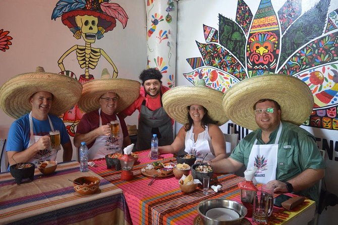 Cooking classes + margaritas and mezcal tasting - The 2-Hour Cooking Plan: Ceviche, Roasted Salsa, and Guacamole