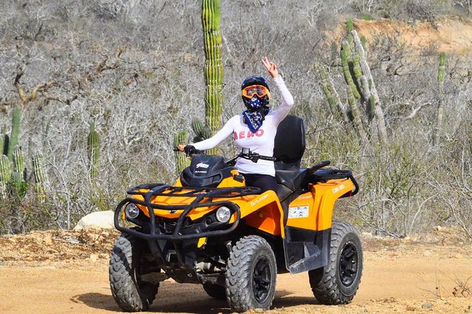 Desert and Beach ATV Tour in Los Cabos - What the ATV ride is like on narrow trails and the Pacific shore