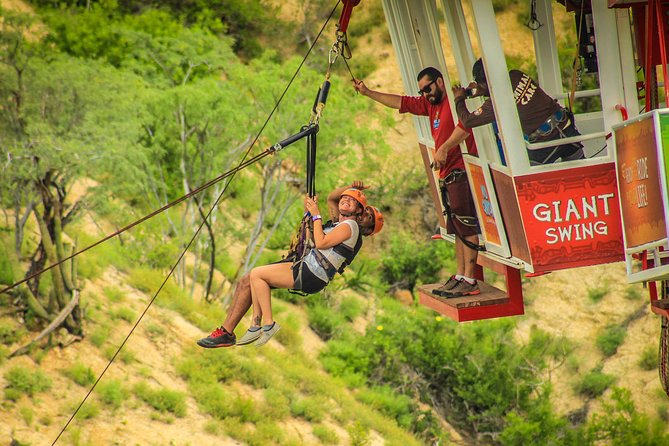 Extreme Swing - Fly from the Glass Bottom Gondola - Suit Up and Ride the Cable Car Across the Canyon