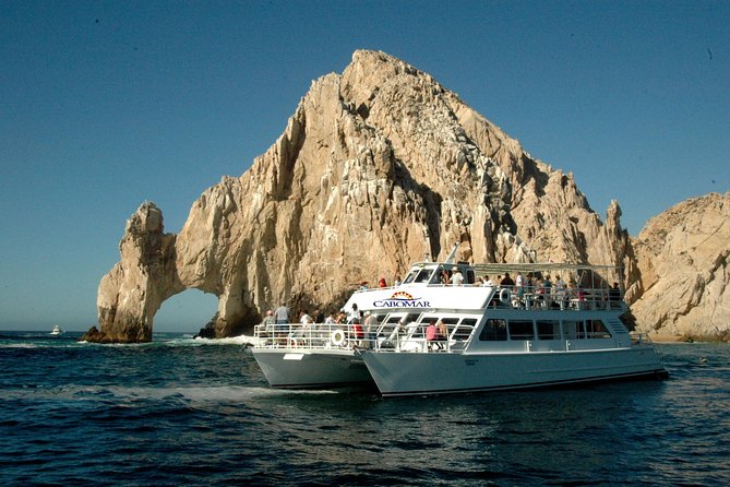 Fiesta Dinner Cruise in Cabo with Dinner - The route in two acts: Arch-area sightseeing, then music and tacos