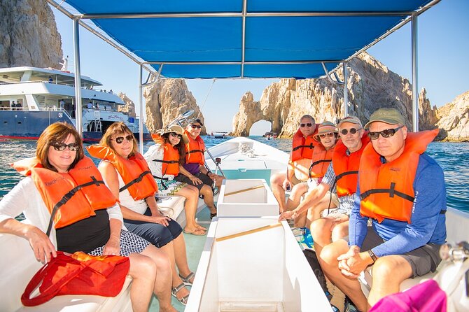 Glass Bottom Boat in Cabo San Lucas, free time in Playa del Amor - Glass-bottom views without the hassle of wet weather gear