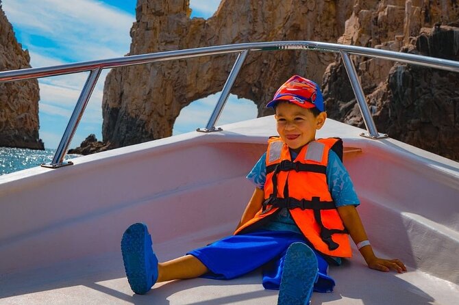 Glass-bottom boat tour to the Arch + beach time - The rocks that turn one coastline into two oceans