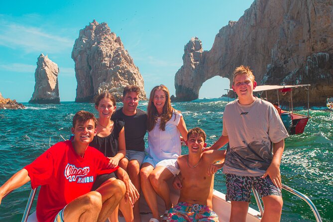 Glass-bottom boat tour to the Arch + beach time - Guides, safety, and the small-boat feel