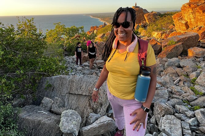 Hiking Todos Santos at Sunset - Going back down after dark: headlamps make it feel safe