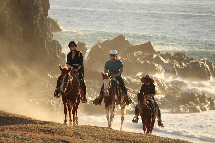 Horse Back Ridding Tour on the Pacific Ocean & Desert - The ranch stop: where the tour turns friendly
