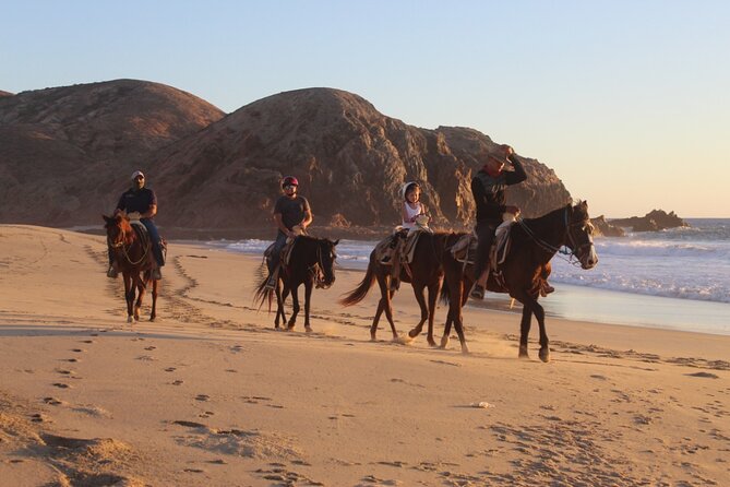 Horseback Riding Experience in Rancho San Cristobal - The 3-hour horseback ride: beach sand, hills, and the Second Arch photo moment