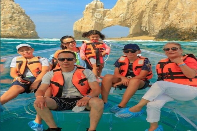 Lands End Tour by Clear Boat in Cabo San Lucas - Pelican Rock: Fish Feeding and Tropical Species Through the Glass