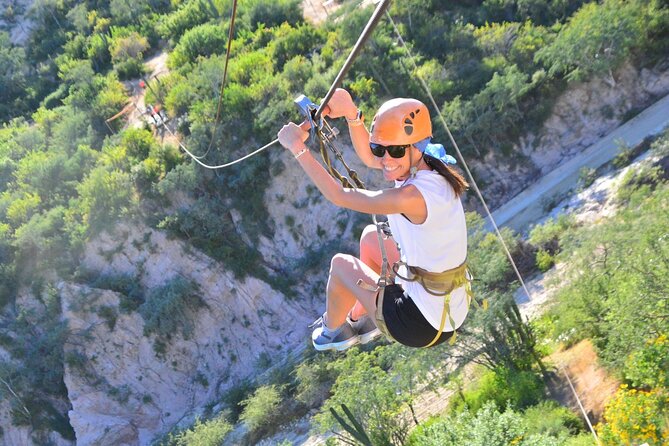 Los Cabos Costa Azul Zipline Eco-Adventure - The Tarzan Swing and Rappelling Rock Wall: Where Nerves Turn Into Energy