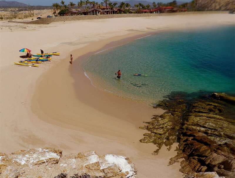 Los Cabos: Kayaking and Snorkeling in Two Pristine Bays - Chileno Bay white sand: your second snorkeling hit plus a real break