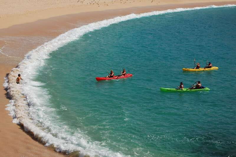 Los Cabos: Kayaking and Snorkeling in Two Pristine Bays - Kayaking the Santa Maria route: granite walls, points, and calm enough pacing
