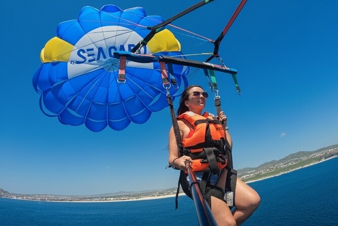 Los Cabos Parasailing Adventure Skybound over Cabo San Lucas Bay - From the Platform to the Sky: How the Views Build
