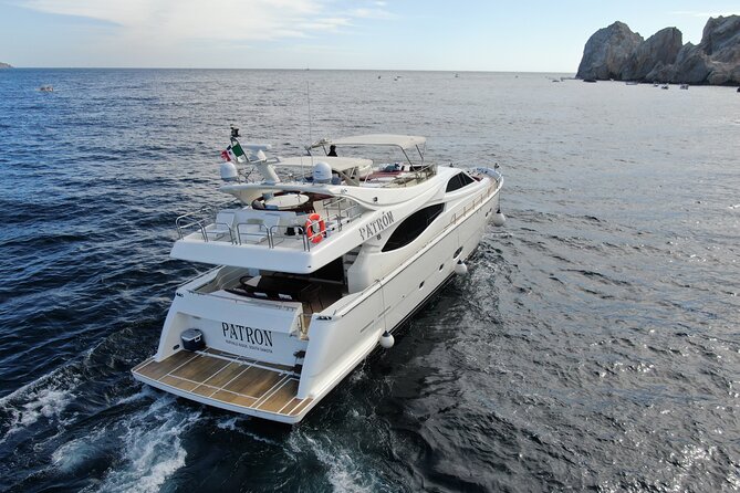 Luxury Yacht Charter in Cabo San Lucas - Ferretti 88ft. - Price and value: $5,600 per group (up to 15)
