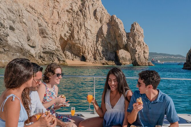 Multimillion Yacht Cabo Cruise Sunset or Snorkel Optional PICKUP! - Boat comfort, visibility, and the “small or spacious” reality check