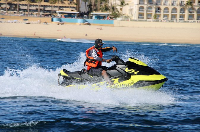 New Jetski Adventure in Cabo San Lucas Bay with Hotel Pickup 1hr - What You’ll See in Cabo Bay: Sting Rays and Whale-Season Chances