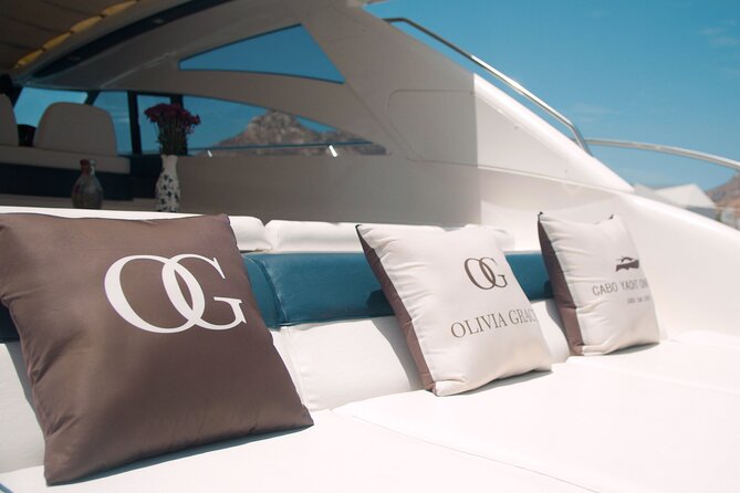 Olivia Grace 60 ft British Princess Yacht Rental - On-Water Time in Cabo: Paddleboards, Water Toys, and Snorkel Moments