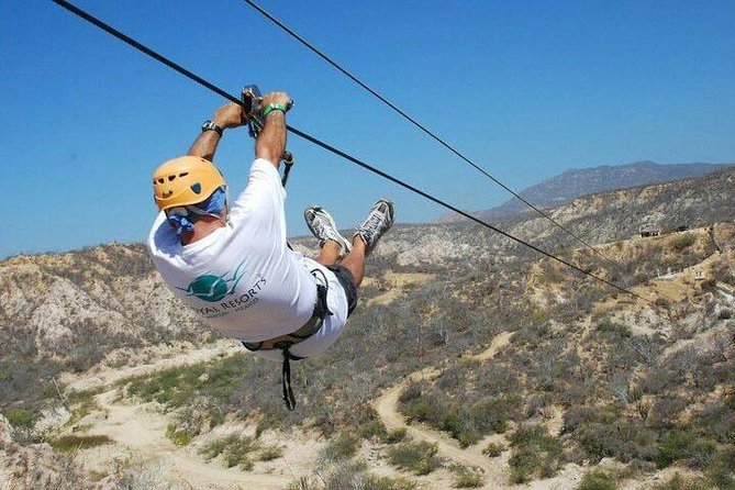 Outdoor Adventure includes Zip-line, Rappelling, Suspension Bridge & more - Rappelling the canyon wall: controlled descent with the option to skip