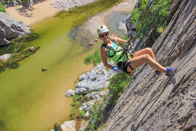 Outdoor Adventure includes Zip-line, Rappelling, Suspension Bridge & more - Photo rules and clothing tips: avoid the harness-shirt problem