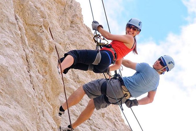 Outdoor Adventure includes Zip-line, Rappelling, Suspension Bridge & more - Safety First: figure 8 control and two-instructor supervision
