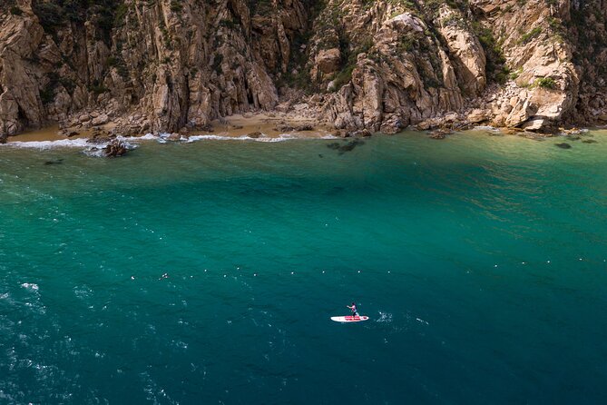 Paddleboard Expedition to the Arch of Cabo San Lucas, Lovers Beach & Snorkel - Paddle to El Arco: sea lions, rock formations, and the photo moment