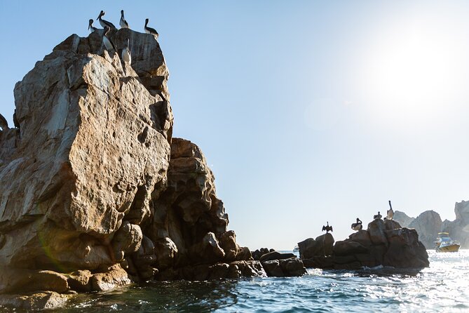 Paddleboard Expedition to the Arch of Cabo San Lucas, Lovers Beach & Snorkel - Lovers Beach break and Divorce Beach views