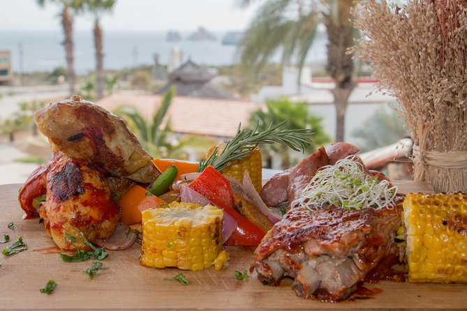 Parrillada dinner with a Private Chef in your villa/condo in Cabo or San Jose - The Menu: Capresse Brochettes, Parrillada Meats, and Dessert
