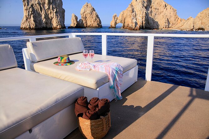 Private Cabo Catamaran with Water Toys for up to 20 Guests - Private Catamaran Comfort: Space, Restroom, and the Soundtrack