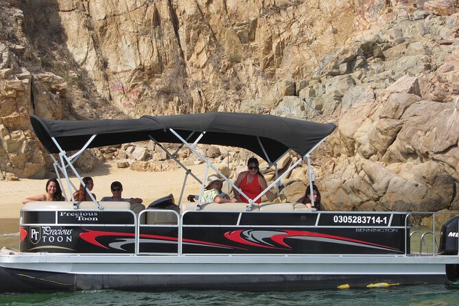 Private Customized Tritoon Boat rental, Snorkeling, Sunset. - Stop 2: Marina Cabo San Lucas, Land’s End, and snorkeling options