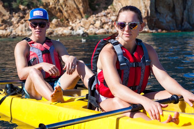 Private Los Cabos Arch and Playa del Amor Tour by Glass Bottom Kayak - Stop 1: Pelican Rock and Those Sea of Cortez Snorkeling Vibes